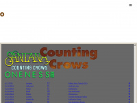 countingcrows.com Webseite Vorschau