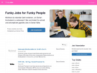 funkyjobs.ch Webseite Vorschau