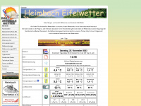 heimbach-eifel-wetter.de Webseite Vorschau
