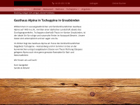 gasthaus-alpina.ch Webseite Vorschau