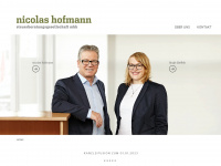 nicolas-hofmann.de Webseite Vorschau