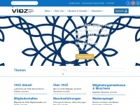 vioz.ch Webseite Vorschau