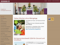 gmund-evangelisch.de Webseite Vorschau