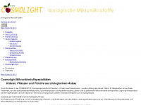 cosmolight.at Webseite Vorschau