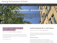 georg-schumann-schule.de Webseite Vorschau