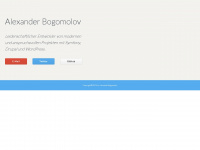 bogomolov.de Webseite Vorschau