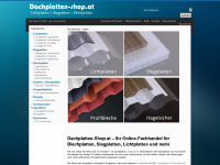 dachplatten-shop.at Webseite Vorschau