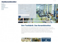 keramikinstitut.com Webseite Vorschau