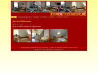 zimmerfrei-heide.de Webseite Vorschau