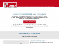 area-vermessung.at Webseite Vorschau