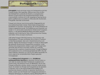 portugalistik.de Webseite Vorschau