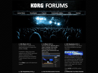 korgforums.com Webseite Vorschau