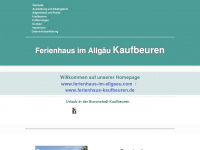 ferienhaus-im-allgaeu.com Webseite Vorschau