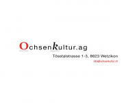 ochsenkultur.ch Webseite Vorschau