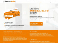 zahnersatzcard-mueller.de Webseite Vorschau