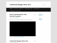 testbloggeraktion.wordpress.com Webseite Vorschau