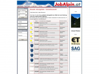 jobalpin.at Webseite Vorschau