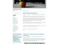 apfelneulinge.wordpress.com Webseite Vorschau