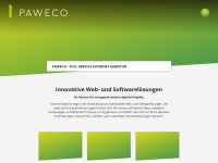 paweco.ch Webseite Vorschau