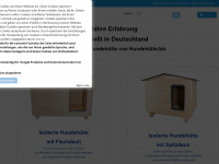 hundehütte.biz Webseite Vorschau