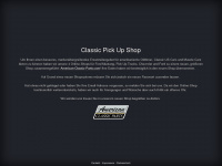 classicpickupshop.com Webseite Vorschau