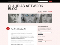 claudiasartwork.wordpress.com Webseite Vorschau