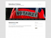notarztkurs-freiburg.de Webseite Vorschau