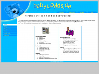 babyworlds.de Webseite Vorschau