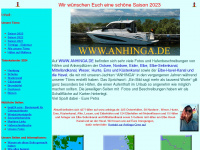 anhinga.de Webseite Vorschau