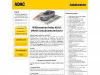 adac-autokosten.de Webseite Vorschau
