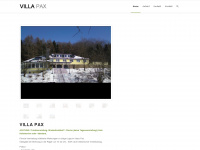 villa-pax.de Webseite Vorschau