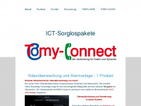 tomy-connect.ch Webseite Vorschau