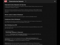 ostarrichi.net Webseite Vorschau