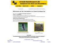 hundesport-straub.de Webseite Vorschau