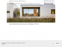mosser.at Webseite Vorschau