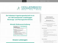 hollenbach-bauwesen.org Webseite Vorschau