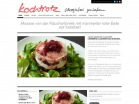 kochtrotz.wordpress.com Webseite Vorschau