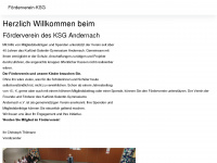 förderverein-ksg.de Webseite Vorschau