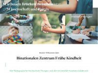 fruehekindheit.ch Webseite Vorschau