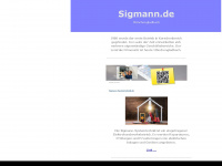 sigmann.de Webseite Vorschau