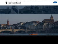 taxibootbasel.ch Webseite Vorschau
