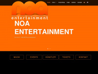 noa-entertainment.de Webseite Vorschau