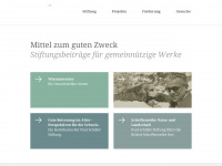 paul-schiller-stiftung.ch Webseite Vorschau