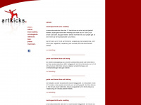 artkicks.at Webseite Vorschau