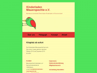 kinderladen-mauerspechte.de Webseite Vorschau