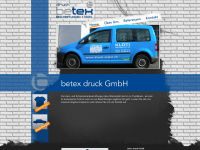 betex-druck.ch Webseite Vorschau