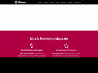musik-marketing.net Webseite Vorschau