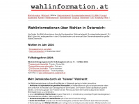 wahlinformation.at Thumbnail