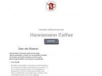 hannemann-kaffee.de Webseite Vorschau