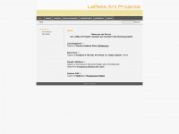 larete-artprojects.net Webseite Vorschau
